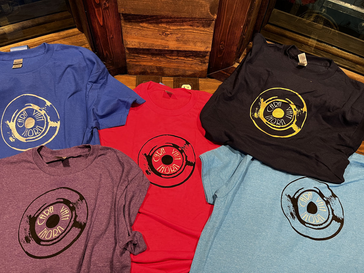 Record logo tee - purple heather